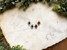 Load image into Gallery viewer, Deco Diamond Studs
