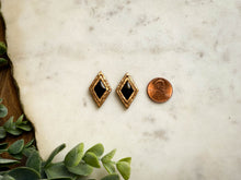 Load image into Gallery viewer, Deco Diamond Studs
