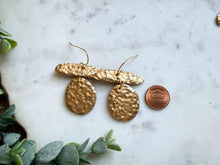 Load image into Gallery viewer, Assorted Hammered Gold Earrings
