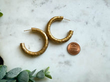 Load image into Gallery viewer, Assorted Hammered Gold Earrings
