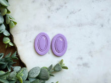 Load image into Gallery viewer, Inlay Oval Studs
