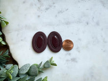 Load image into Gallery viewer, Inlay Oval Studs
