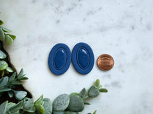 Load image into Gallery viewer, Inlay Oval Studs
