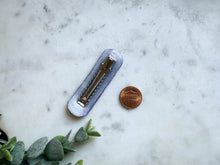 Load image into Gallery viewer, Hammered Silver Hair Clip
