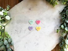 Load image into Gallery viewer, Mismatch Conversation Heart Studs
