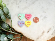 Load image into Gallery viewer, Mismatch Conversation Heart Studs

