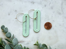 Load image into Gallery viewer, Deco Pill Hoops
