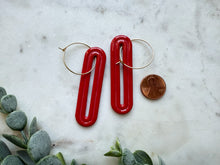 Load image into Gallery viewer, Deco Pill Hoops
