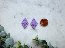Load image into Gallery viewer, Deco Inlay Diamond Studs
