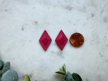 Load image into Gallery viewer, Deco Inlay Diamond Studs
