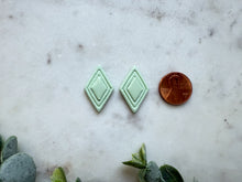 Load image into Gallery viewer, Deco Inlay Diamond Studs
