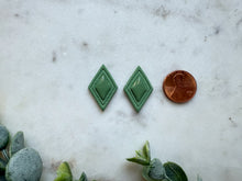 Load image into Gallery viewer, Deco Inlay Diamond Studs
