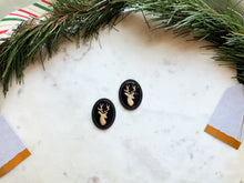 Load image into Gallery viewer, The Golden Buck Oversized Studs
