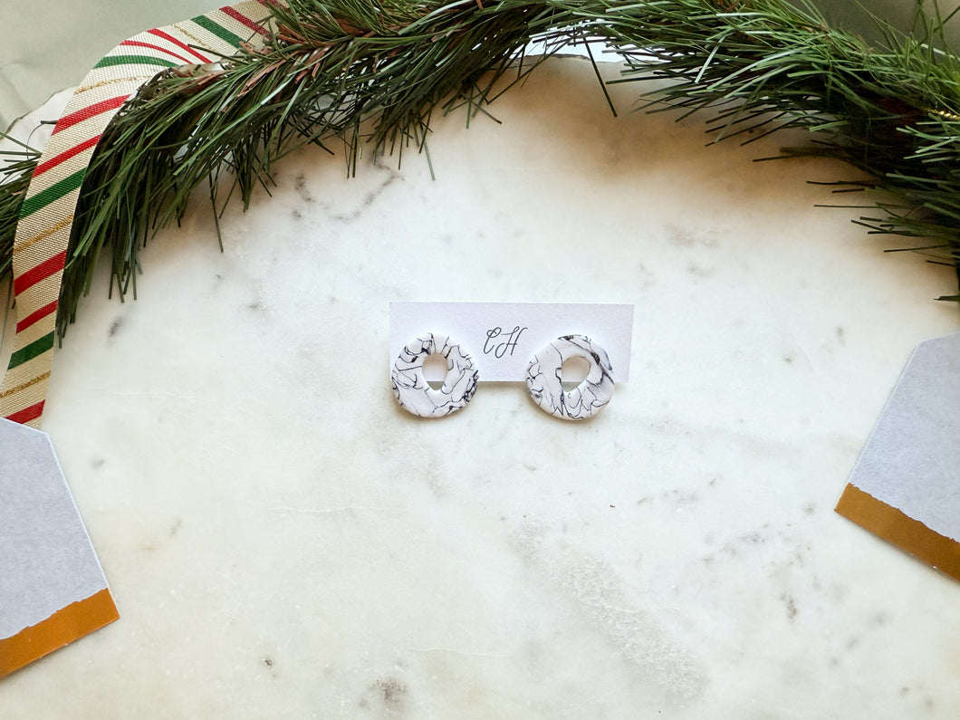 SALE Marble Studs