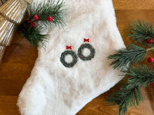 Load image into Gallery viewer, Snowy Wreath Drops

