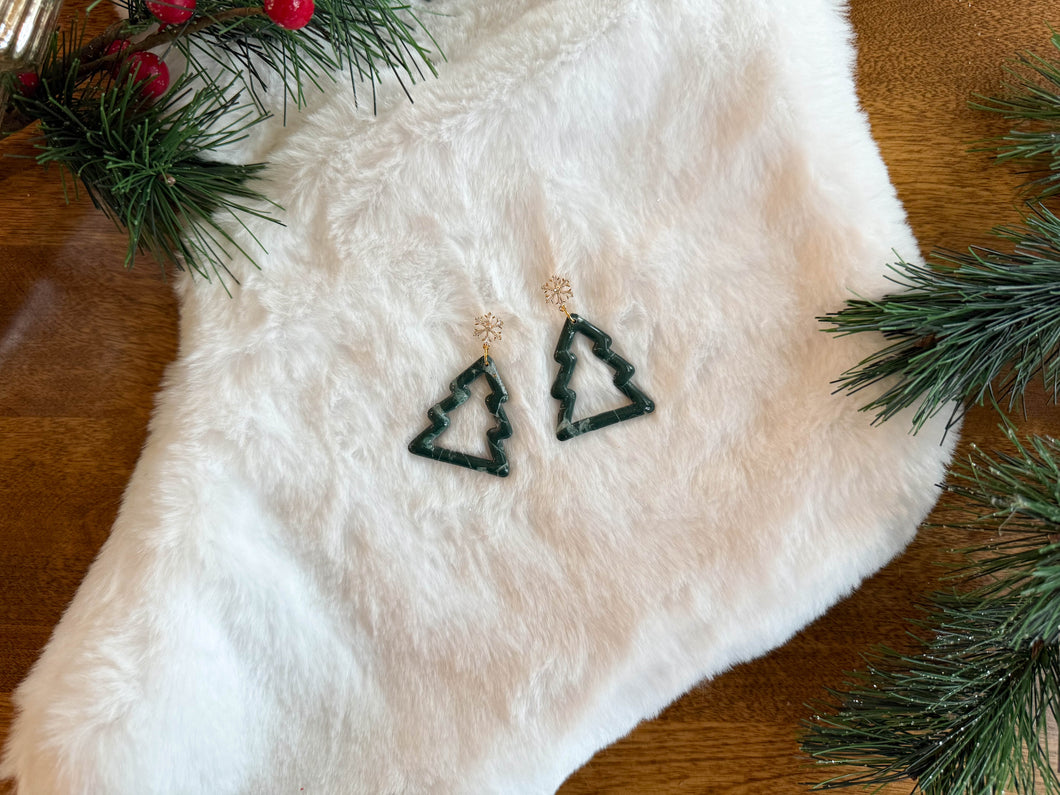 Emerald Tree Outline Drops