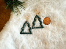 Load image into Gallery viewer, Emerald Tree Outline Drops
