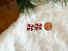 Load image into Gallery viewer, Peppermint Candy Studs
