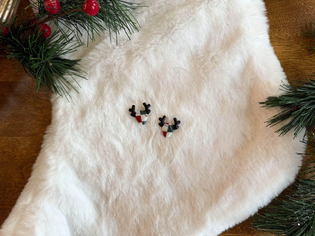 Checkered Deer Studs