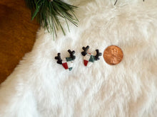 Load image into Gallery viewer, Checkered Deer Studs
