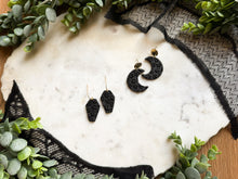 Load image into Gallery viewer, Black Floral Drops
