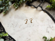 Load image into Gallery viewer, Mini Moon Hoops
