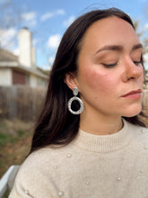 Load image into Gallery viewer, Organic Open Circle Dangles
