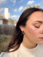 Load image into Gallery viewer, Deco Diamond Studs
